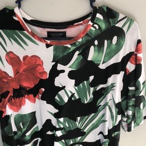 Men’s Floral Camouflage Zara Man T Shirt M